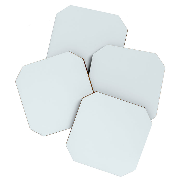 Pale Ice Blue Solid Color Coaster Gallery Image 1