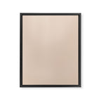 Pale Neutral Blush Buff Cream Solid Framed Canvas Print Gallery Image 8