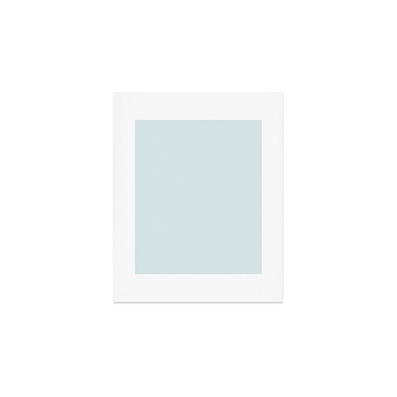 Pale Powder Blue Light Ice Blue Solid Color Art Print Gallery Image 1