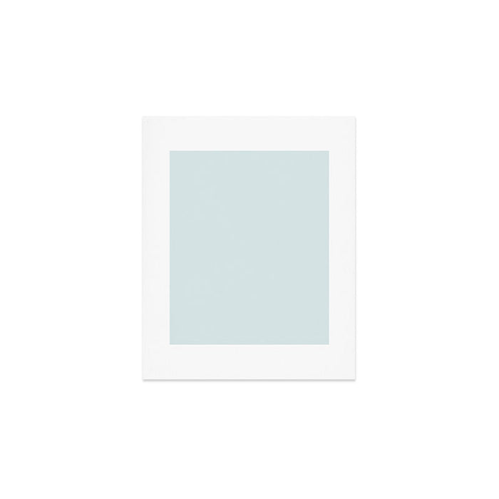 Pale Powder Blue Light Ice Blue Solid Color Art Print Gallery Image 1