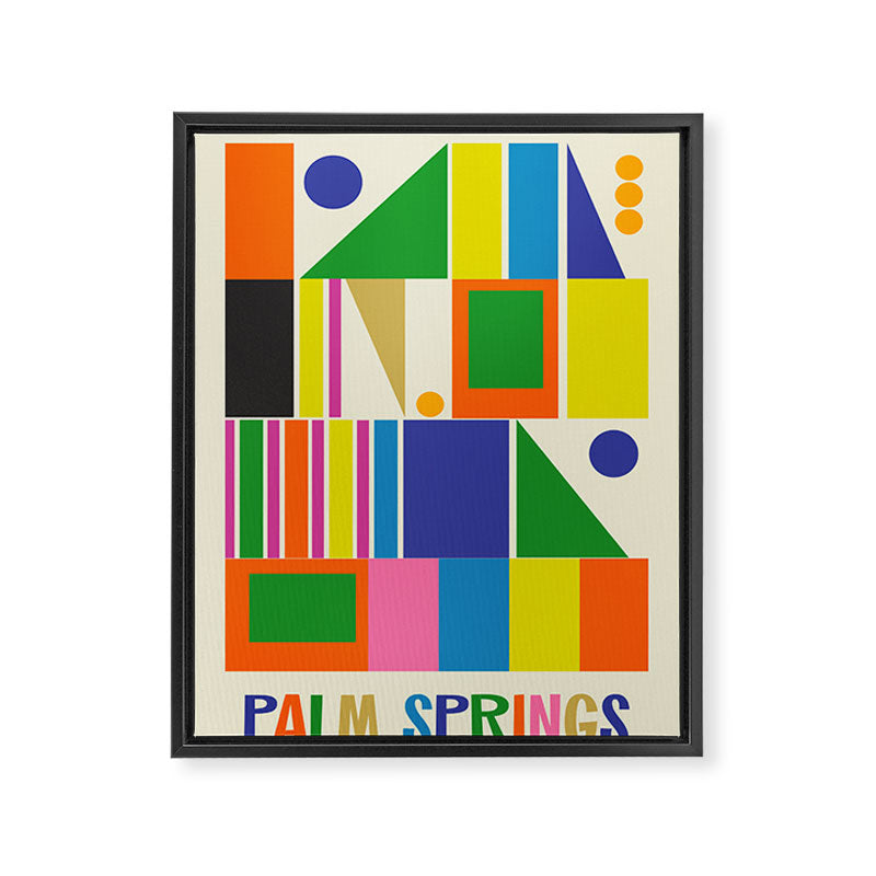 Palm Springs Framed Canvas Print Gallery Image 6