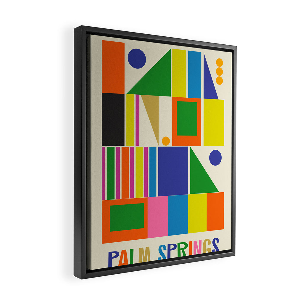 Palm Springs Framed Canvas Print Gallery Image 2