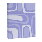 Palm Springs Retro Modern Abstract Pattern in Lavender Light Purple Canvas Print Gallery Image 8