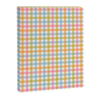 Pastel Gingham Plaid Multicolored Checkered Pattern Canvas Print Gallery Image 6