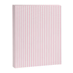 Pastel Pink and White Fine Stripes Vertical Pattern Canvas Print Gallery Image 8