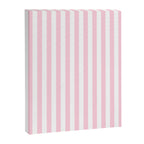 Pastel Pink Candy Stripe Pattern Canvas Print Gallery Image 8