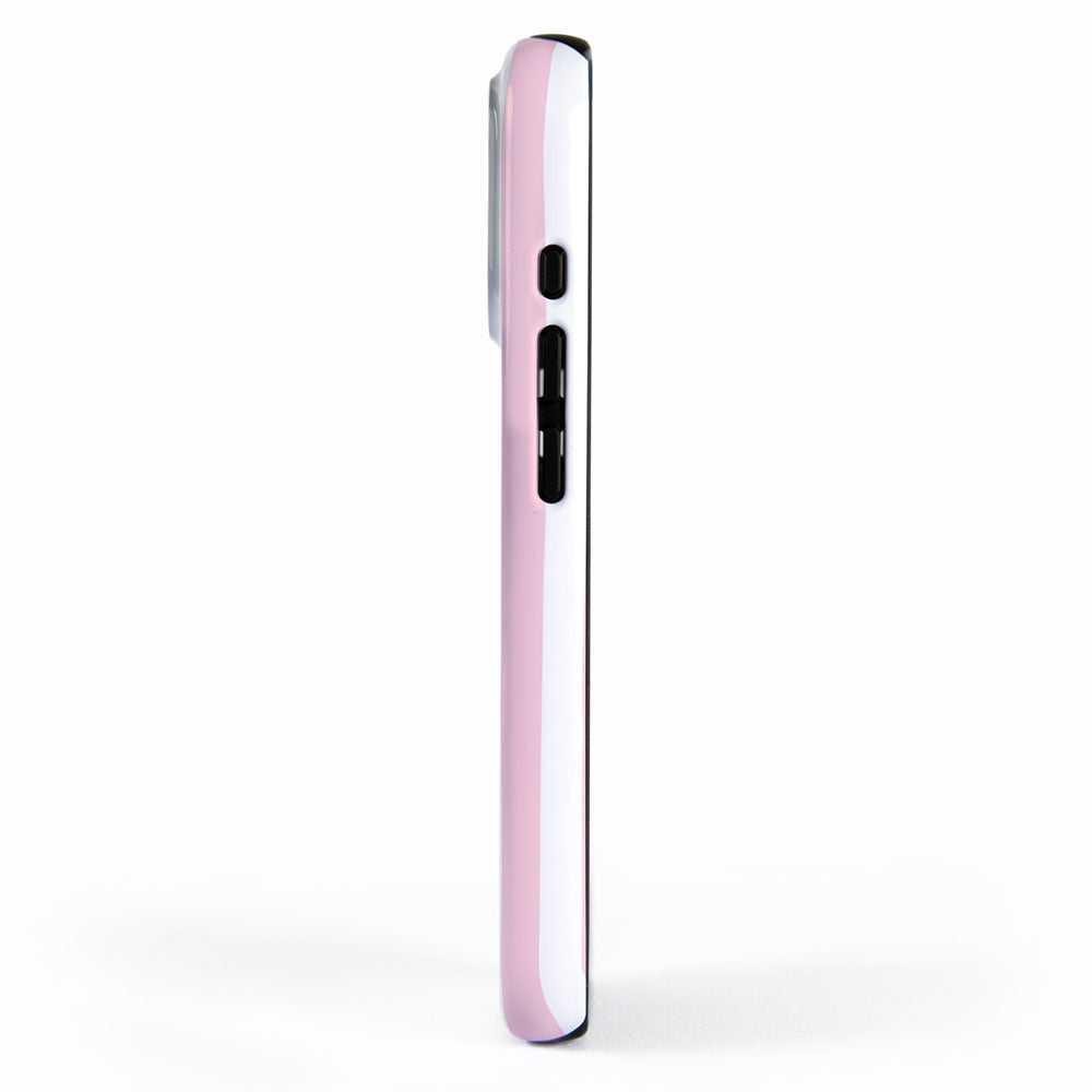 Pastel Pink Candy Stripe Pattern iPhone Case Gallery Image 2
