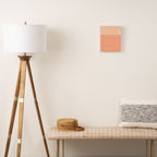 Peachy Color Block Canvas Print Gallery Image 2