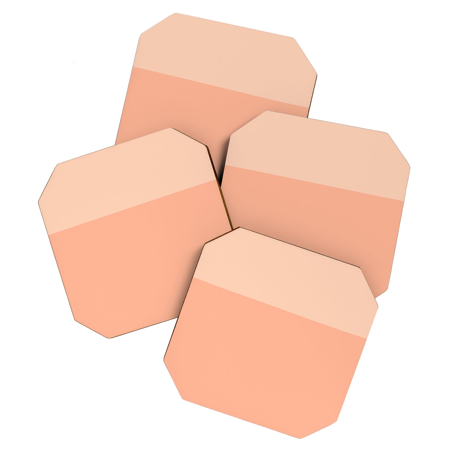 Peachy Color Block Coaster Gallery Image 1