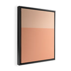 Peachy Color Block Framed Canvas Print Gallery Image 2