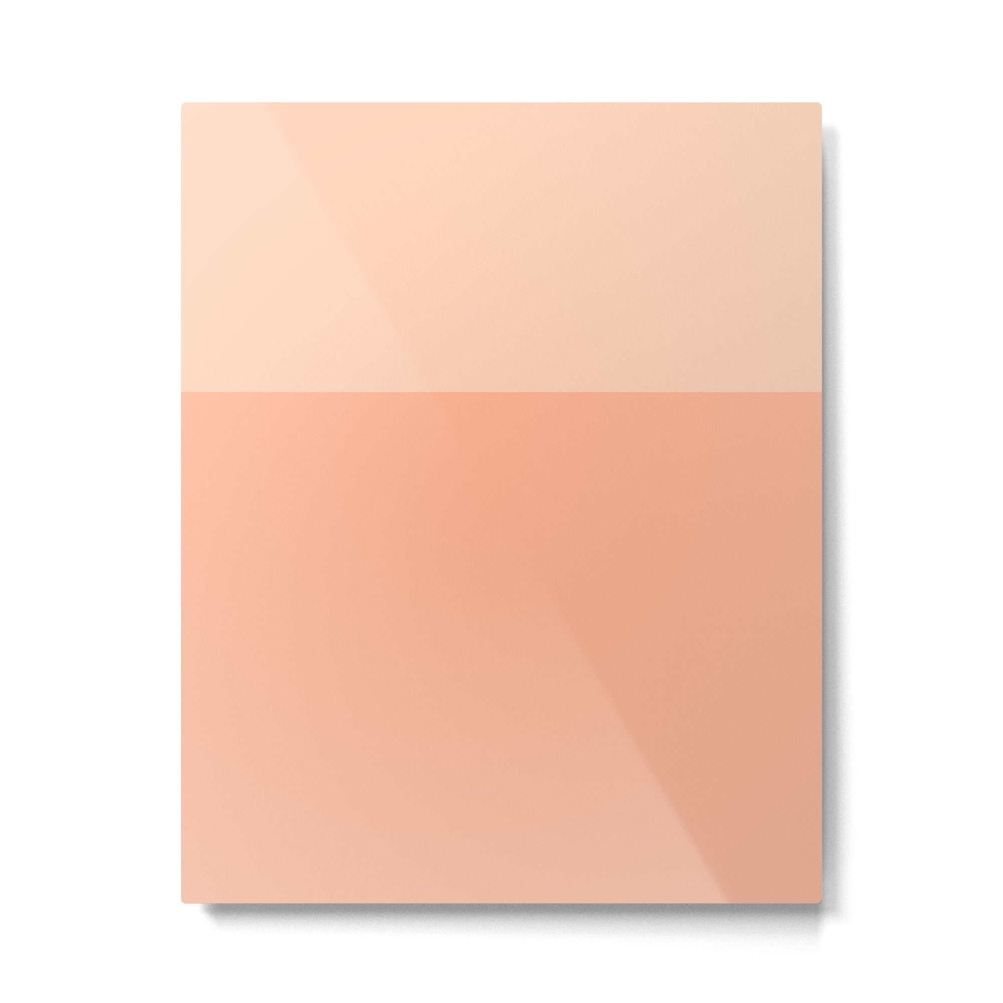 Peachy Color Block Metal Print Gallery Image 6