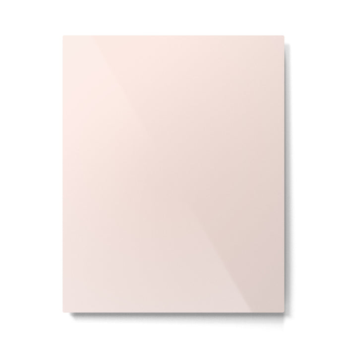 Perfect Pale Light Blush Pink Solid Color Metal Print Gallery Image 1
