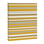 Perfectly Mustard Stripe Pattern with White and Gray Canvas Print Gallery Image 8