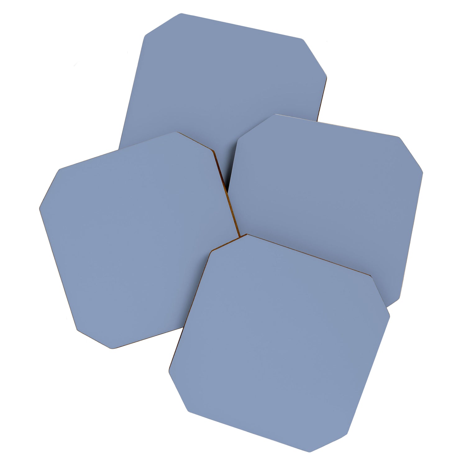 Periwinkle Blue Solid  Coaster Gallery Image 1