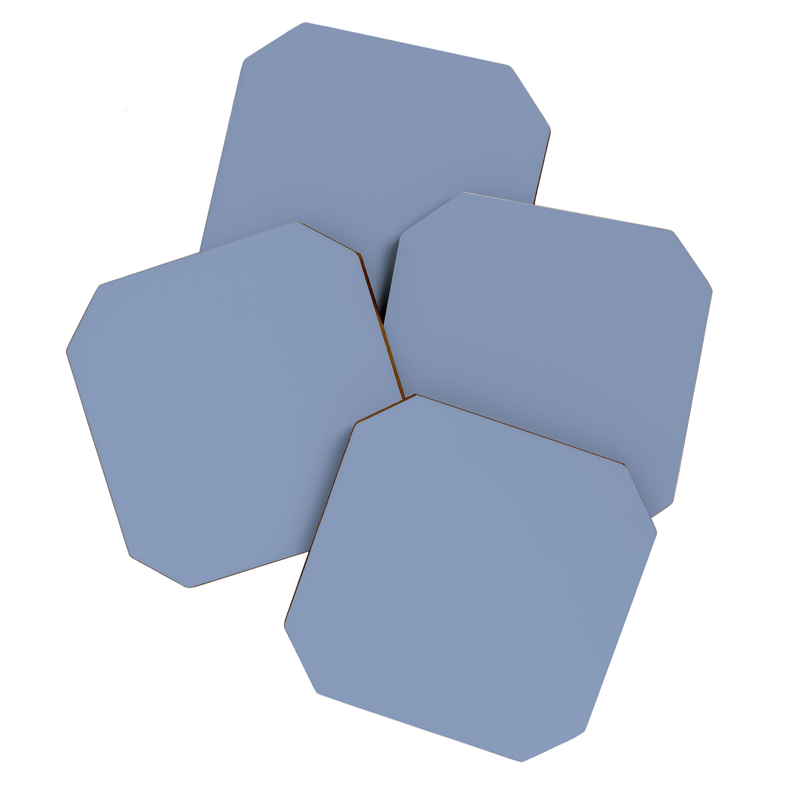 Periwinkle Blue Solid  Coaster Gallery Image 1