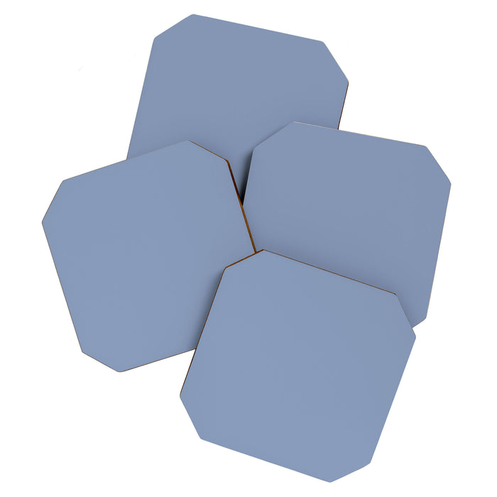 Periwinkle Blue Solid  Coaster Gallery Image 1