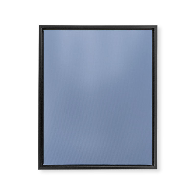 Periwinkle Blue Solid  Framed Canvas Print Gallery Image 8