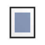 Periwinkle Blue Solid  Framed Art Print Gallery Image 6