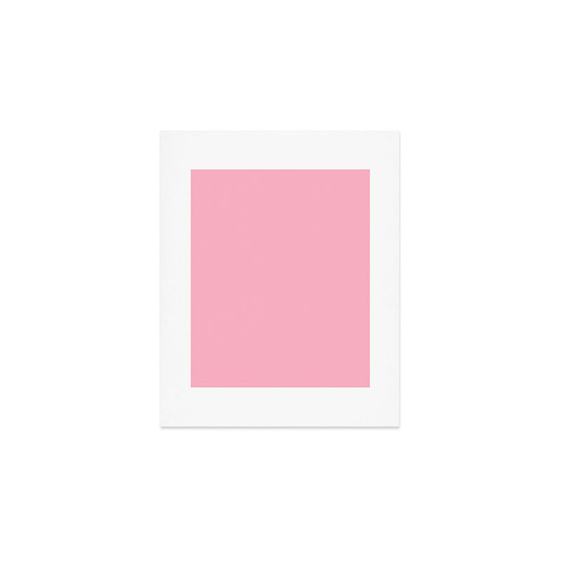 Pink All the Time Pretty Solid Color Art Print Gallery Image 1