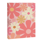 Pink Retro Flowers 60s 70s Floral Pattern in Blush Canvas Print Gallery Image 8