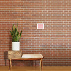Pink Stripes Ultra Fine Stripe Narrow Pinstripe Pattern Art Print Gallery Image 2