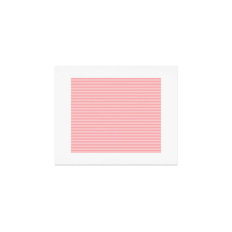 Pink Stripes Ultra Fine Stripe Narrow Pinstripe Pattern Art Print Gallery Image 1