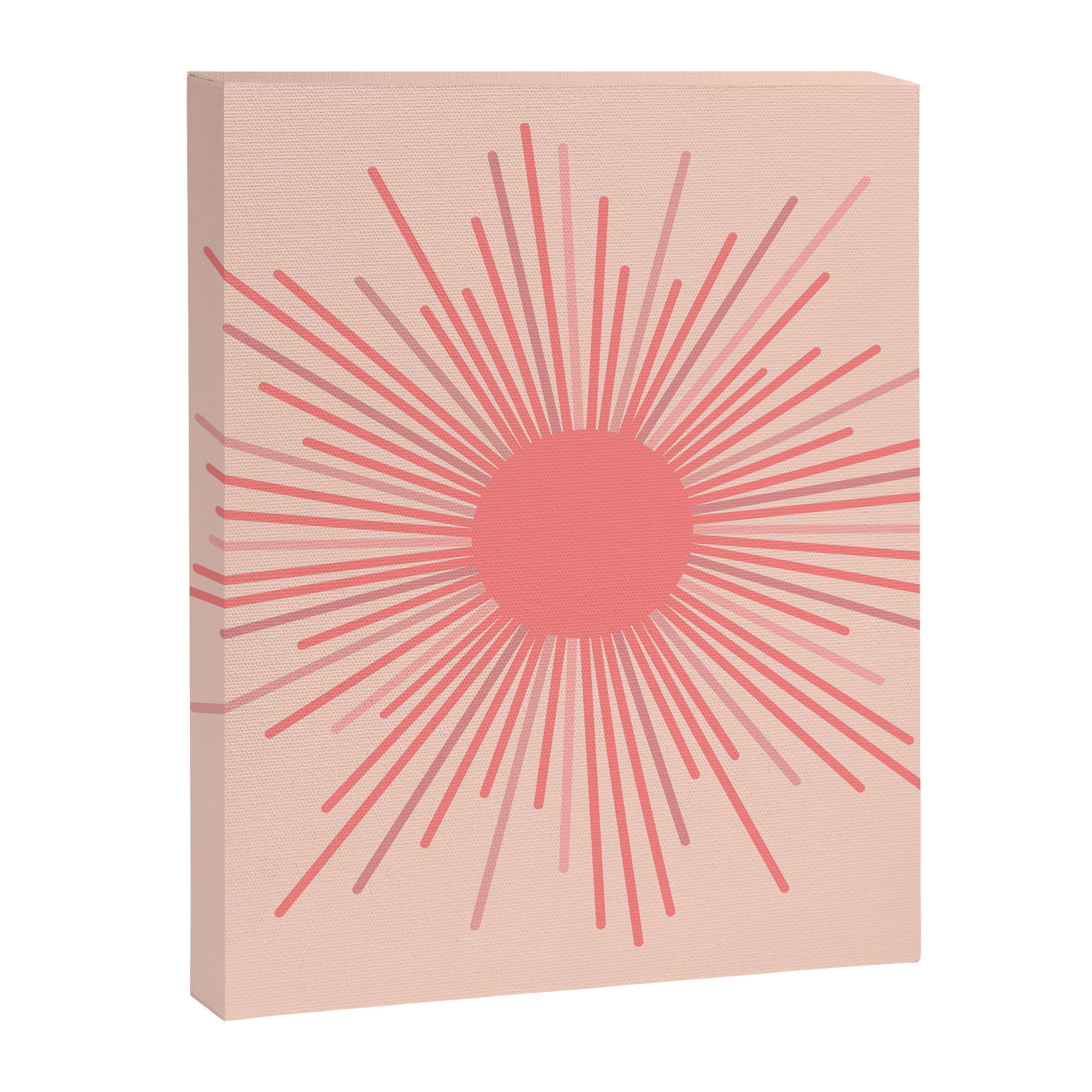 Pink Sun Canvas Print Gallery Image 8