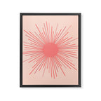 Pink Sun Framed Canvas Print Gallery Image 8