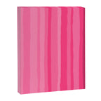 Pinkshades Serrate Stripes Irregular Vertical Stripe Pattern in Pink Tones Canvas Print Gallery Image 8