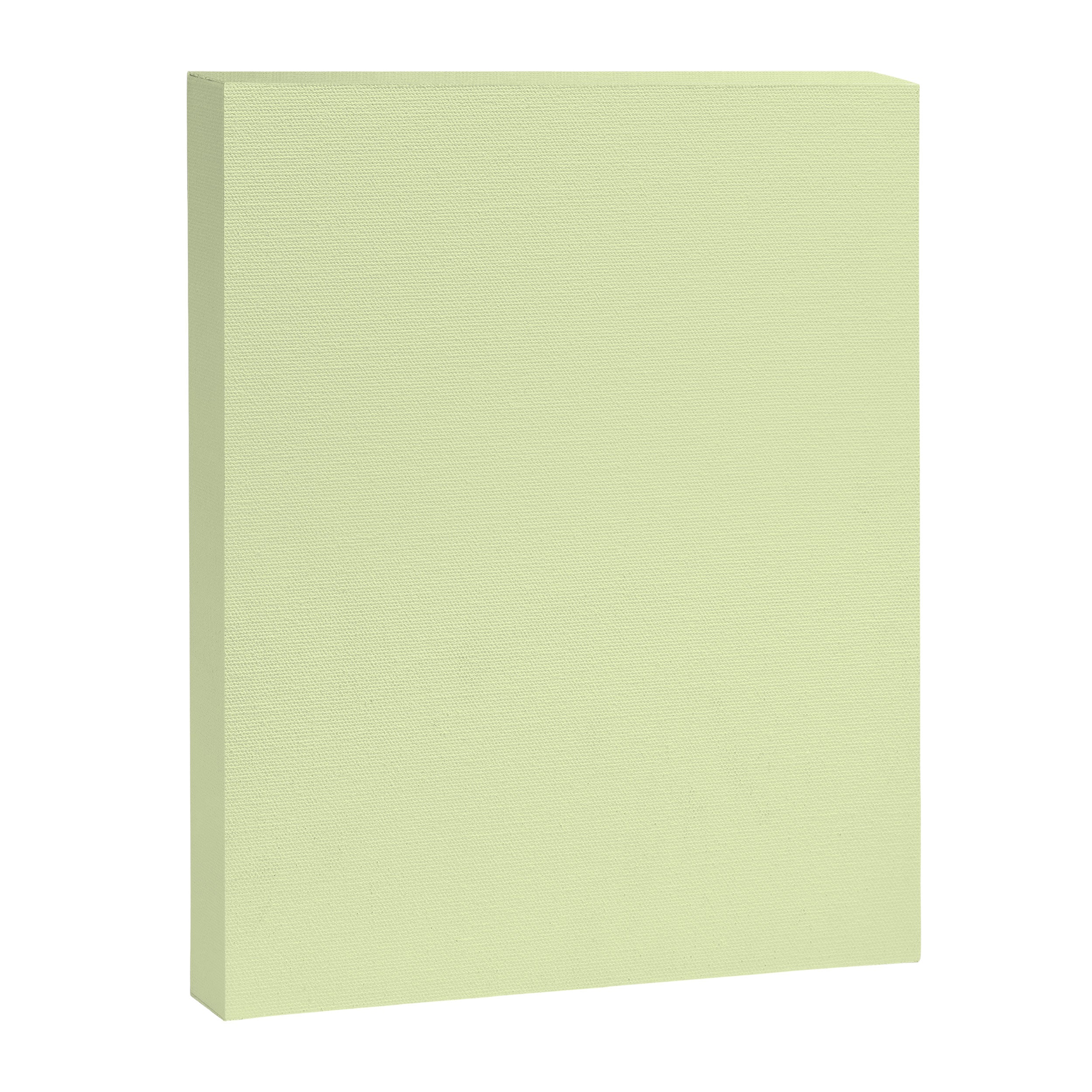 Pistachio Ice Cream Light Green Solid Canvas Print Gallery Image 8