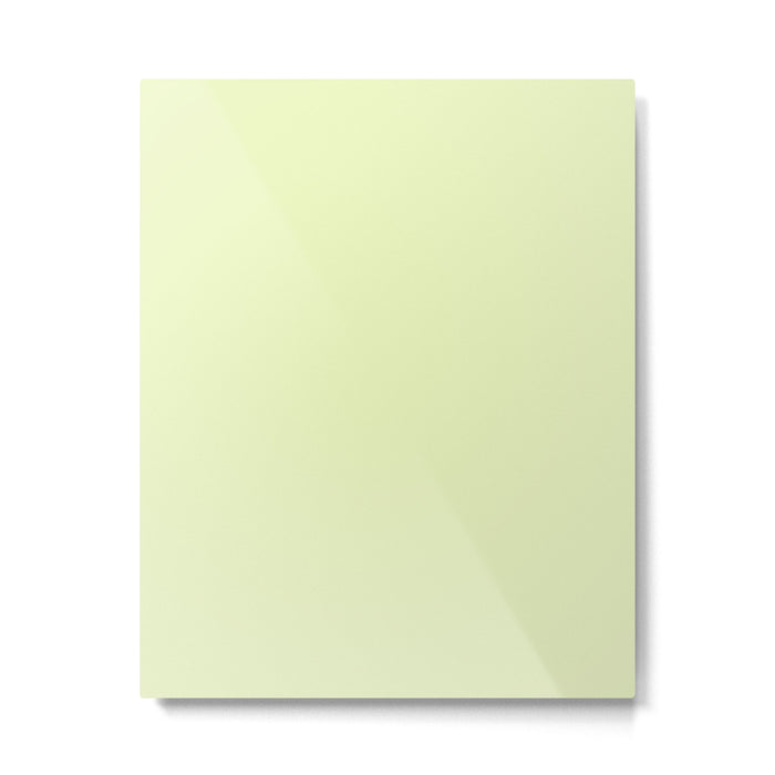 Pistachio Ice Cream Light Green Solid Metal Print Gallery Image 1