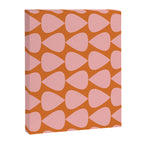 Plectrum Pattern in Pink and Orange Canvas Print Gallery Image 8