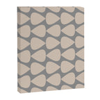 Plectrum Pattern in Putty and Gray Canvas Print Gallery Image 8