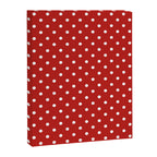 Polka Dot Classic Pattern in Red and White Canvas Print Gallery Image 8