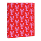 Pop Lobsters Preppy Pink and Red Pattern Canvas Print Gallery Image 8