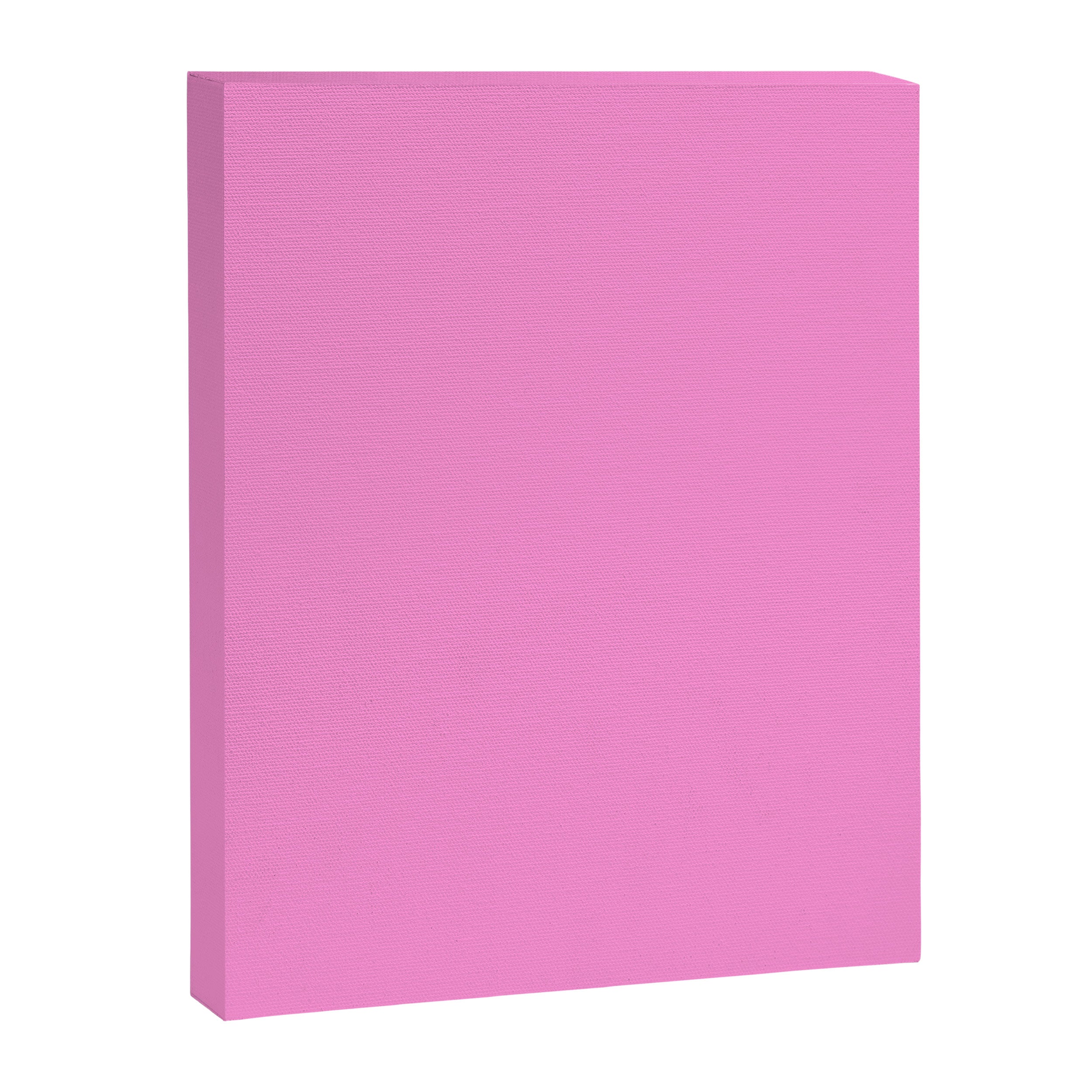 Preppy Pink Solid Color Canvas Print Gallery Image 8