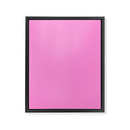 Preppy Pink Solid Color Framed Canvas Print Gallery Image 8