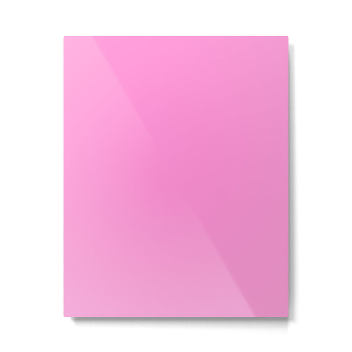 Preppy Pink Solid Color Metal Print Gallery Image 1
