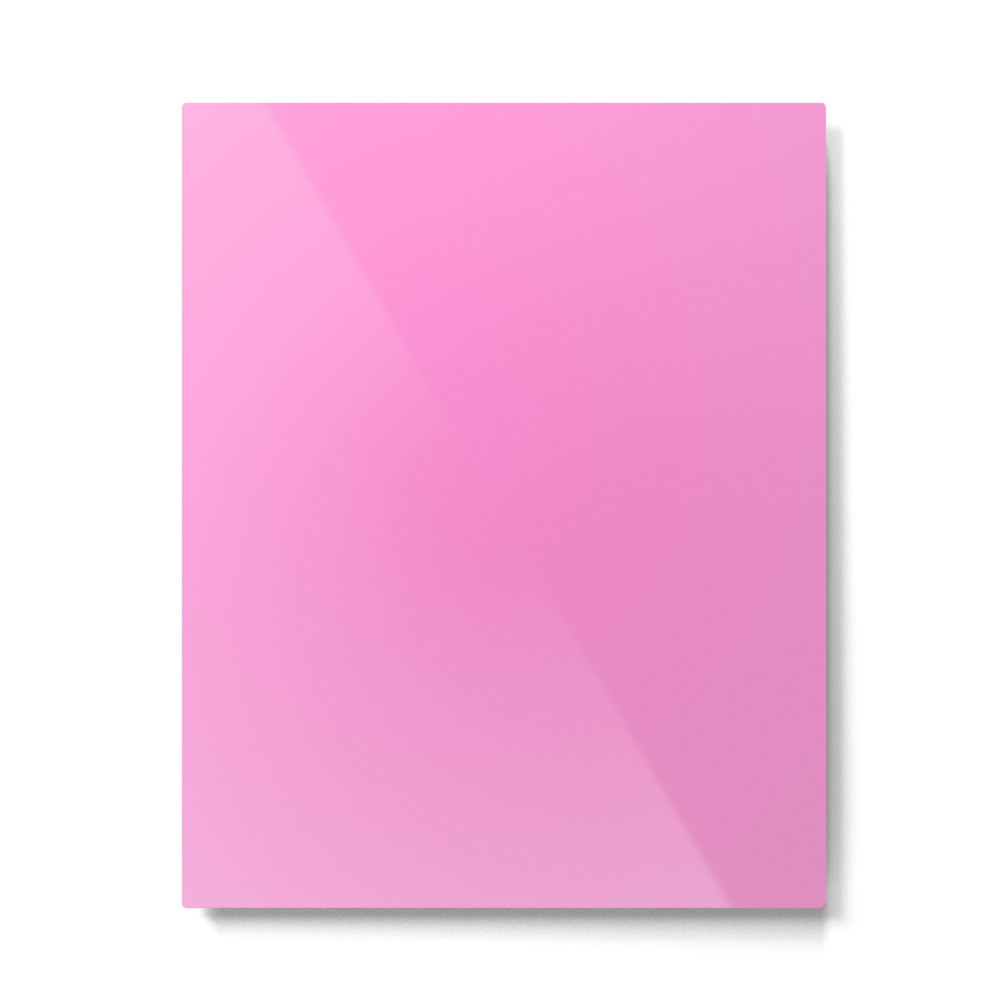 Preppy Pink Solid Color Metal Print Gallery Image 6