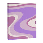 Purple Dream Retro Liquid Swirls Abstract Canvas Print Gallery Image 8