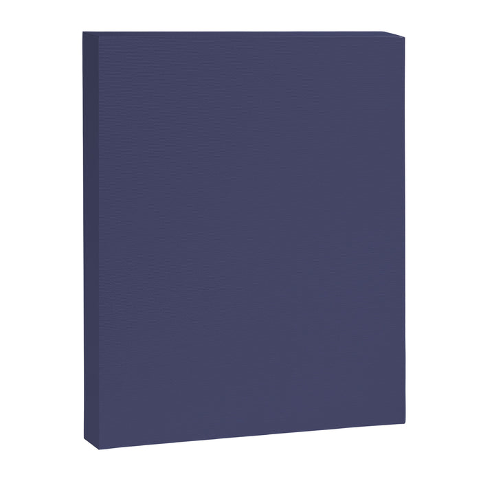 Purple Dusk Solid Color Canvas Print Gallery Image 1