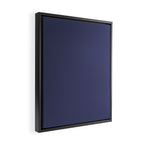 Purple Dusk Solid Color Framed Canvas Print Gallery Image 2