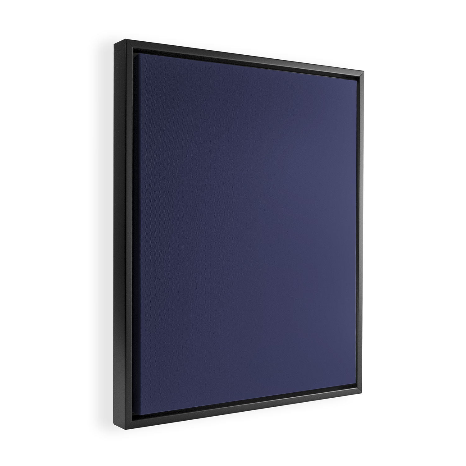 Purple Dusk Solid Color Framed Canvas Print Gallery Image 2