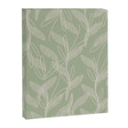 Retro Botanical Pattern Sage Green Canvas Print Gallery Image 8