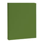 Retro Christmas Olive Green Solid Colour Canvas Print Gallery Image 8