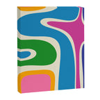 Retro Copacetic Colorful Fun Abstract Pattern Canvas Print Gallery Image 8
