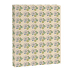Retro Garden Party 60s 70s Geometric Floral Grid Pastel Pattern Canvas Print Gallery Image 8