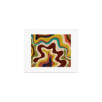 Retro Liquid Swirl 70s Abstract Pattern 4 Art Print Gallery Image 1