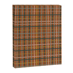 Retro Modern Boho Tartan Plaid Rust Navy Blush Mustard Gray Canvas Print Gallery Image 8
