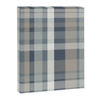 Retro Modern Plaid Pattern 2 in Neutral Blue Gray Canvas Print Gallery Image 8